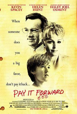 让爱传出去 Pay It Forward